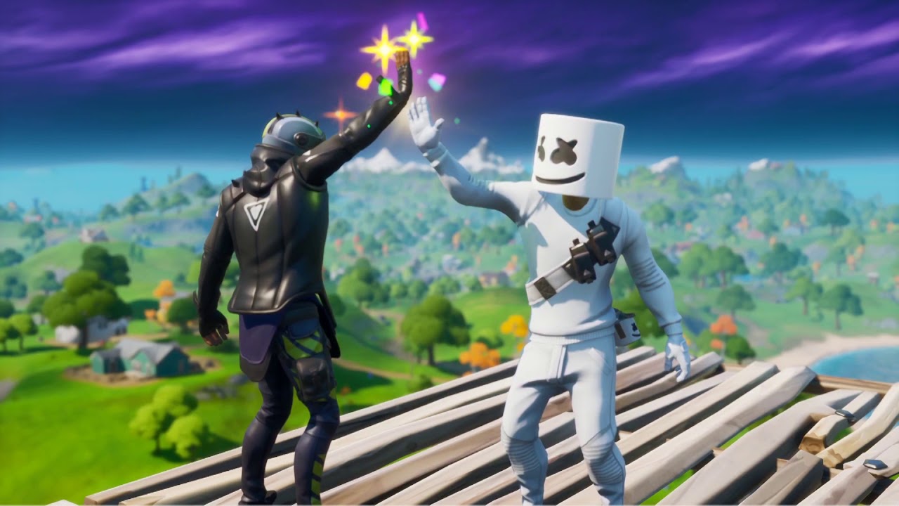 Marshmello High Five - Fortnite Shorts – Elsewhat Gamers